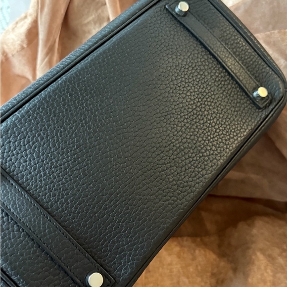 HERMÈS Black Fjord Leather Birkin 30 SHW - Picture 13 of 16